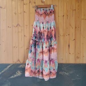Long Flowly skirt or tube dress